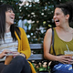 Abbi and Ilana celebrate their impending world domination